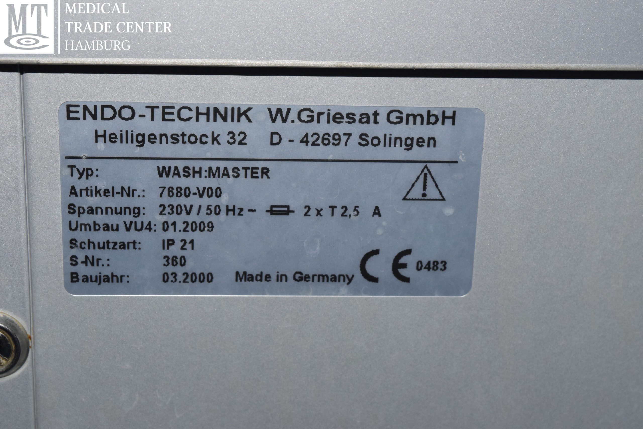 Endo Technik Wash Master Desinfektions-Reinigungsmaschine / für Endoskopie