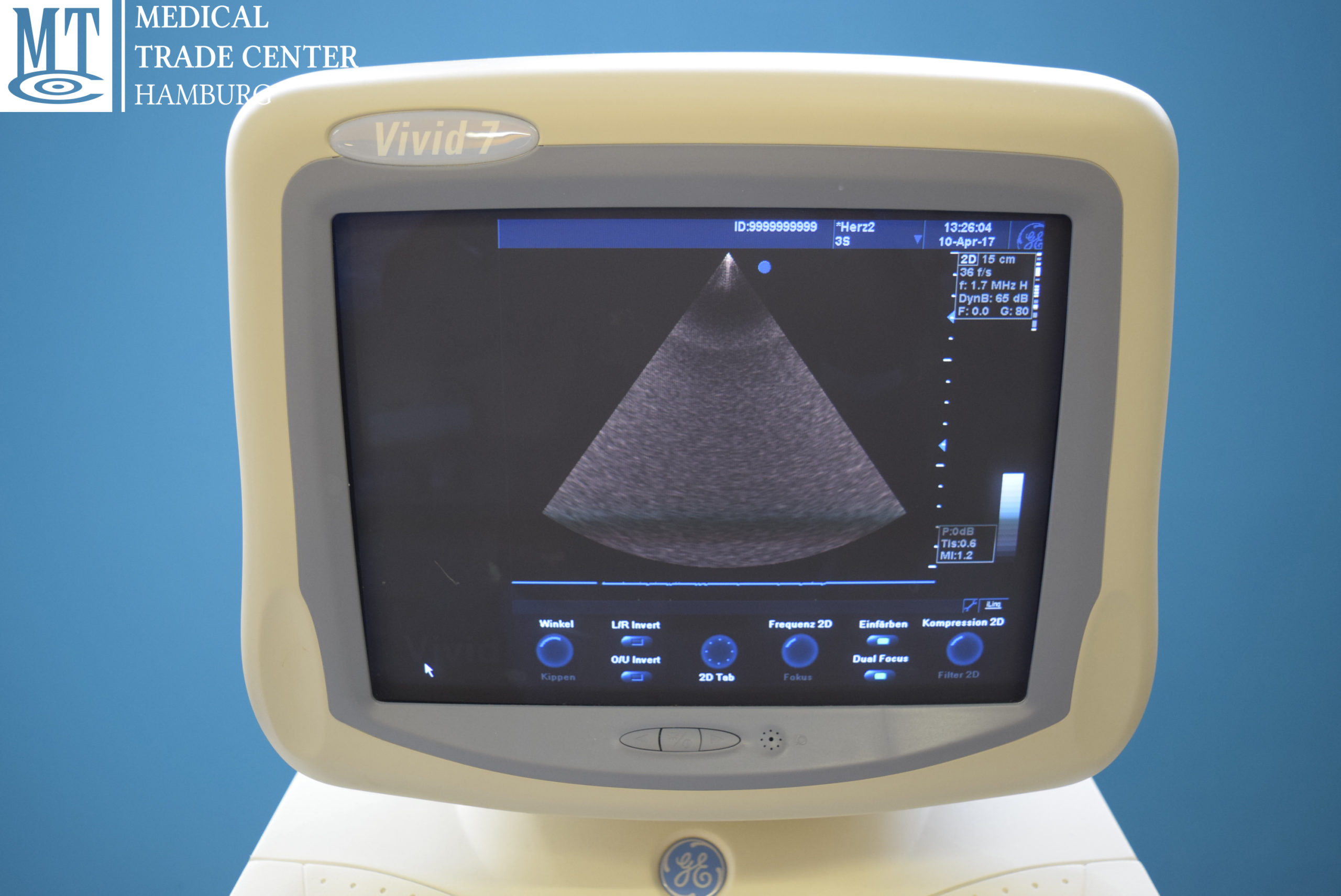 GE VIVID 4 Ultraschallgerät mit 3S und Linear Sonde