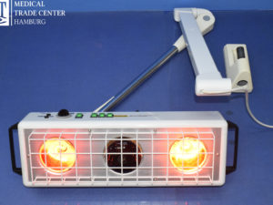 HUWO Euro Therm 3 Wärmetherapiegerät für die physikalischen Therapie Wandmodell mit Arm