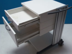 Beistelltisch / Instrumentenwagen Gerätewagen Beistellwagen / Rollbar für EKG, CTG