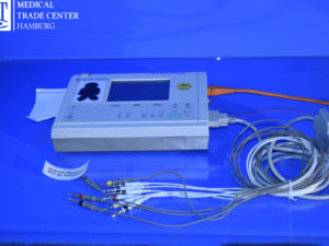 Nihon Kohden Cardiofax GEM ECG 9020K mit Ableitungskabel 6 Kanal