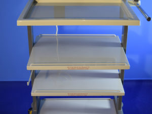 Olympus   kEYMED    Trolley  Instrumenten Wagen