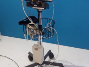 Siemens SC7000 // SC 7000 Patientenmonitor + Rollbarer Gerätewagen