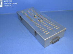 Sterilisationskassette // Sterilisationsbehälter mit Gestell