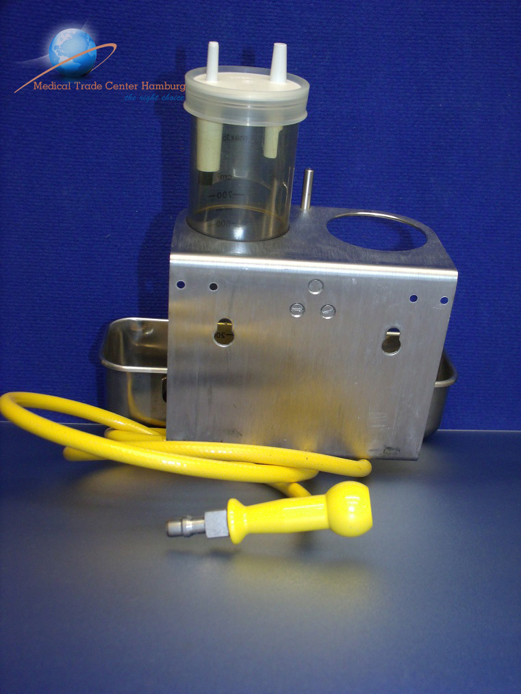 Absaugung , Sekretbehälter, Manometer