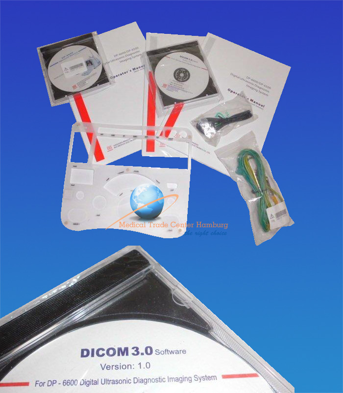 Ultraschallgerät Mindray DP-6600 s/w incl. 2 Sonde und DICOM 3.0 Software