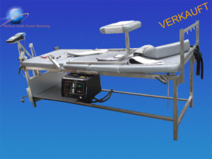 Extensionsliege mit TRAComputer und MiLi-Generator  Medizinelektronik Lüneburg