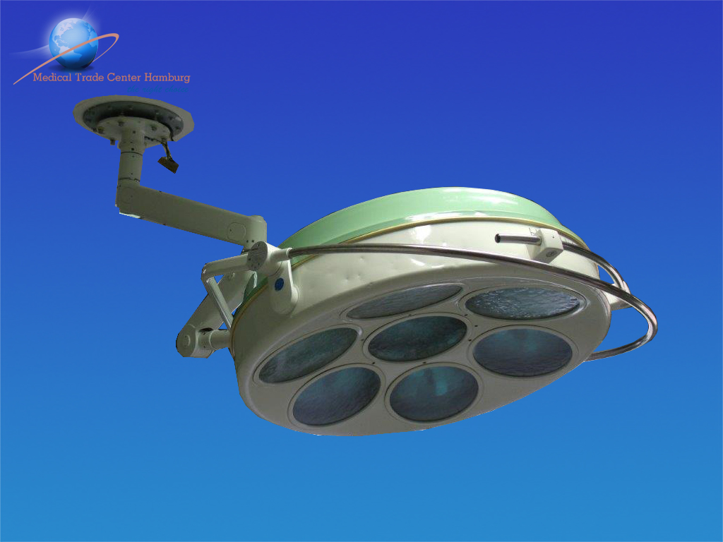 Hanaulux Melbourne OP-Lampe 7 Strahler Je 40 Watt