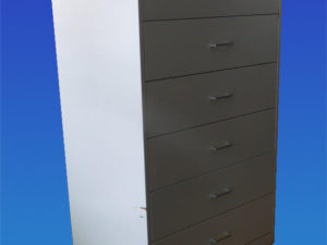 Karteikartenschrank , 6 Fächer Mauser 3 Bahnig