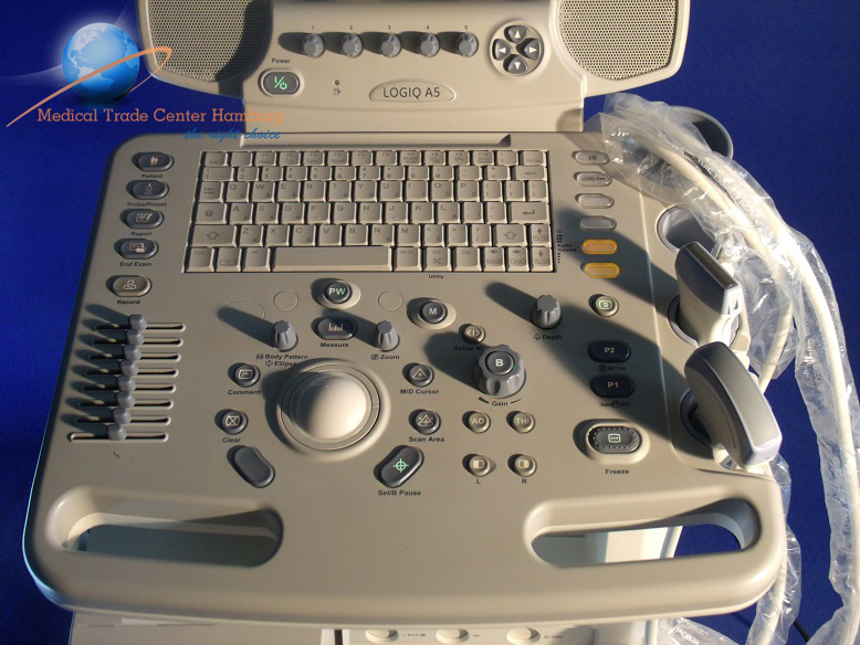 GE LOGIQ A5 Ultraschallgerät PW-Doppler Inkl. 02 Sonden