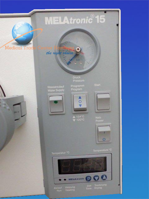 MELAG MELAtronic 15 E Autoklav Inkl. Trayhalter + Tabletts