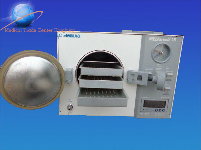 MELAG MELAtronic 15 E Autoklav Inkl. Trayhalter + Tabletts