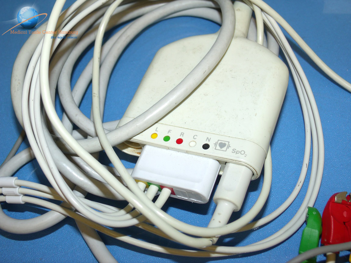 Multimed-Kabel, EKG-Kabel, SPO2-Sensor mit Adapter-Kabel