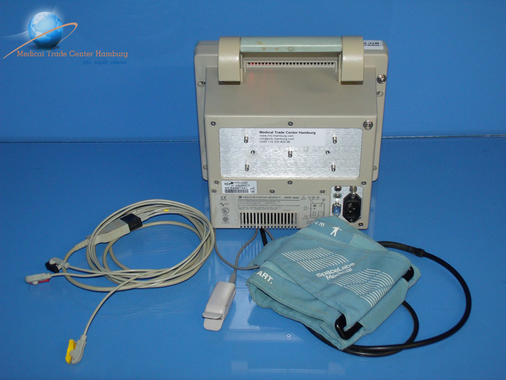 Nellcor NPB-4000C ECG Multi-parameter Color Monitor / Überwachungsmonitor