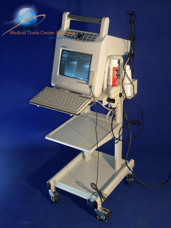 PHILIPS SD 100E uLTRASCHALLGERÄT iNKL 3.5/5.0Mhz Sonde