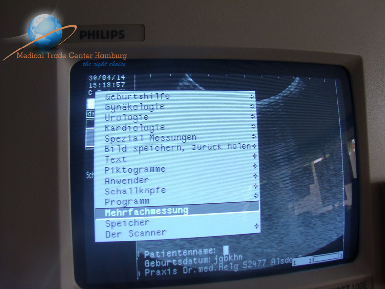 PHILIPS SD 100E uLTRASCHALLGERÄT iNKL 3.5/5.0Mhz Sonde