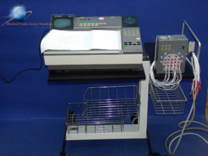 Schwarzer ED14 EEG   Thermoschreiber mit Elektrodenbox