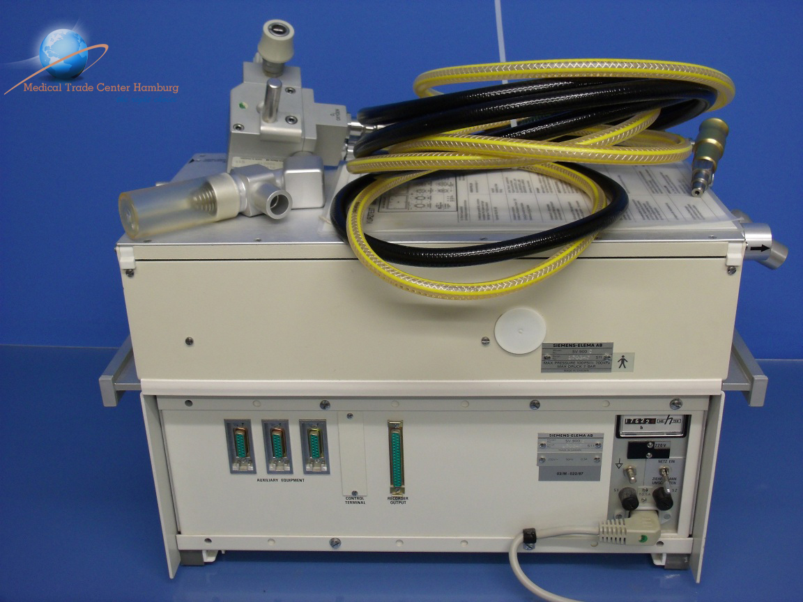 Siemens Sevo Ventilator SV 900C mit O2 Mixer