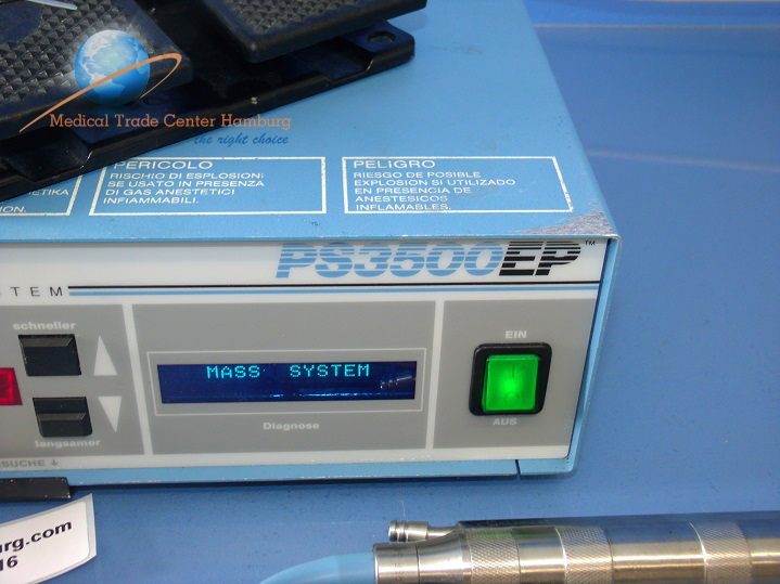 Smith & Nephew DYONICS PS3500EP Arthroscopic Surgical Fußschalter, Handstück