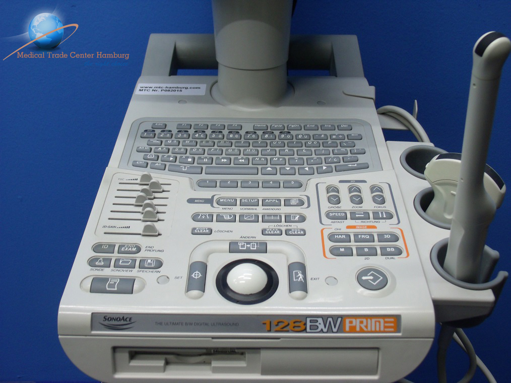 SONOACE SA 6000II (128 BW ) mit Konvex, Endovaginal und Printer GERÄT