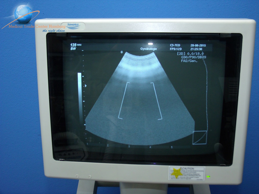 SONOACE SA 6000II (128 BW ) mit Konvex, Endovaginal und Printer GERÄT