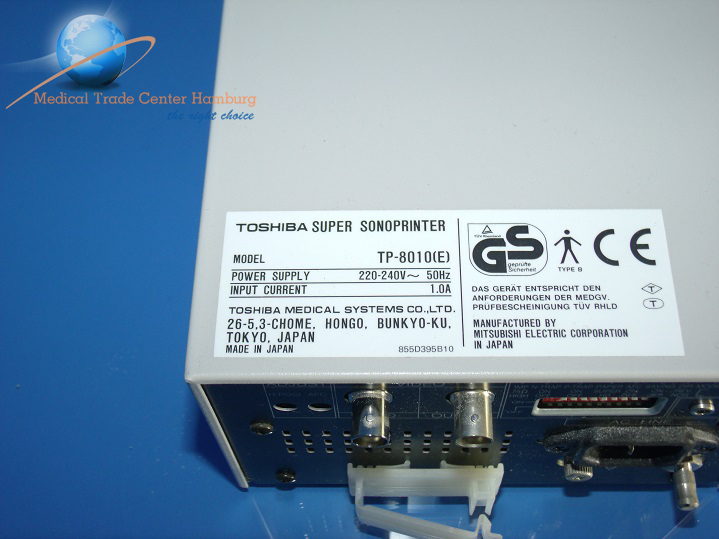 Toshiba TP 8010 Super Sonoprinter, Videografikdrucker