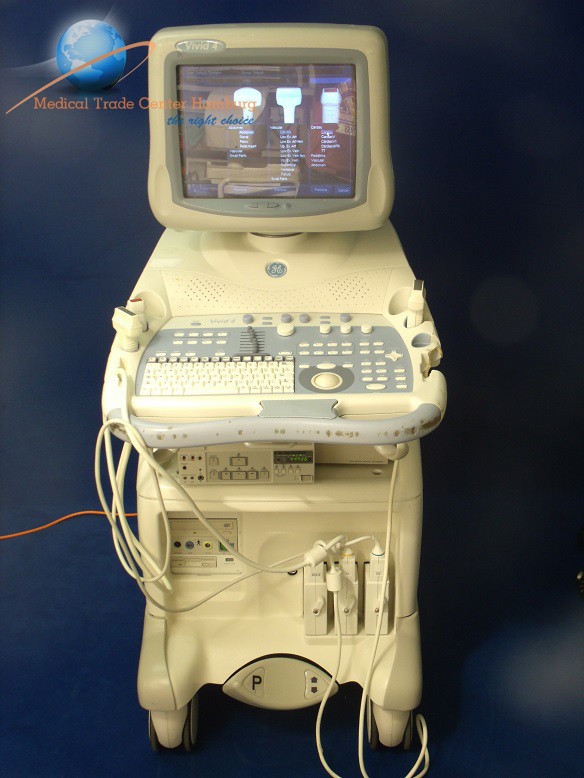GE VIVID 4 Inkl 03 Probe, Printer & Videorekorder