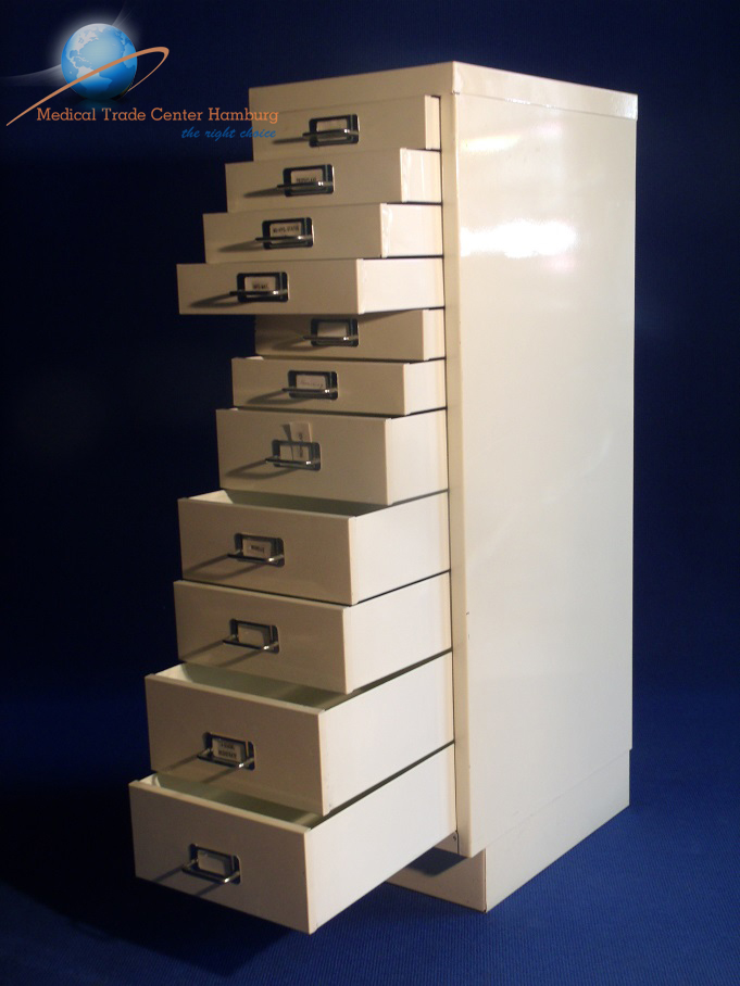 Instrumentenschrank , Schubladenschrank 28 x 94 x 40.5